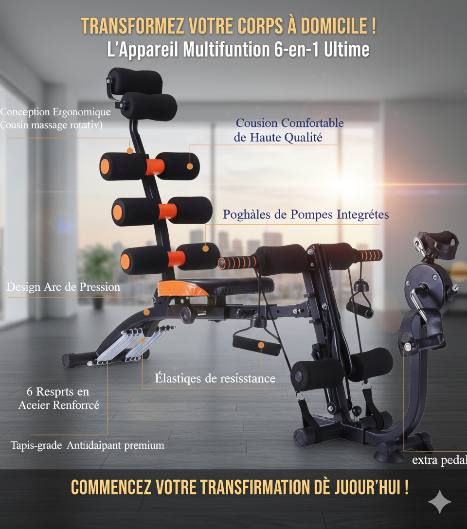 Appareil de musculation multifonctions
