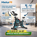 Vélo d'Appartement Magnétique Premium – MaduX Fit