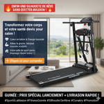 Pack Fitness Élite 2-en-1 : Tapis de Course Pro & Masseur Amincissant Intégré